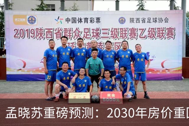 孟晓苏重磅预测：2030年房价重回前高没有悬念